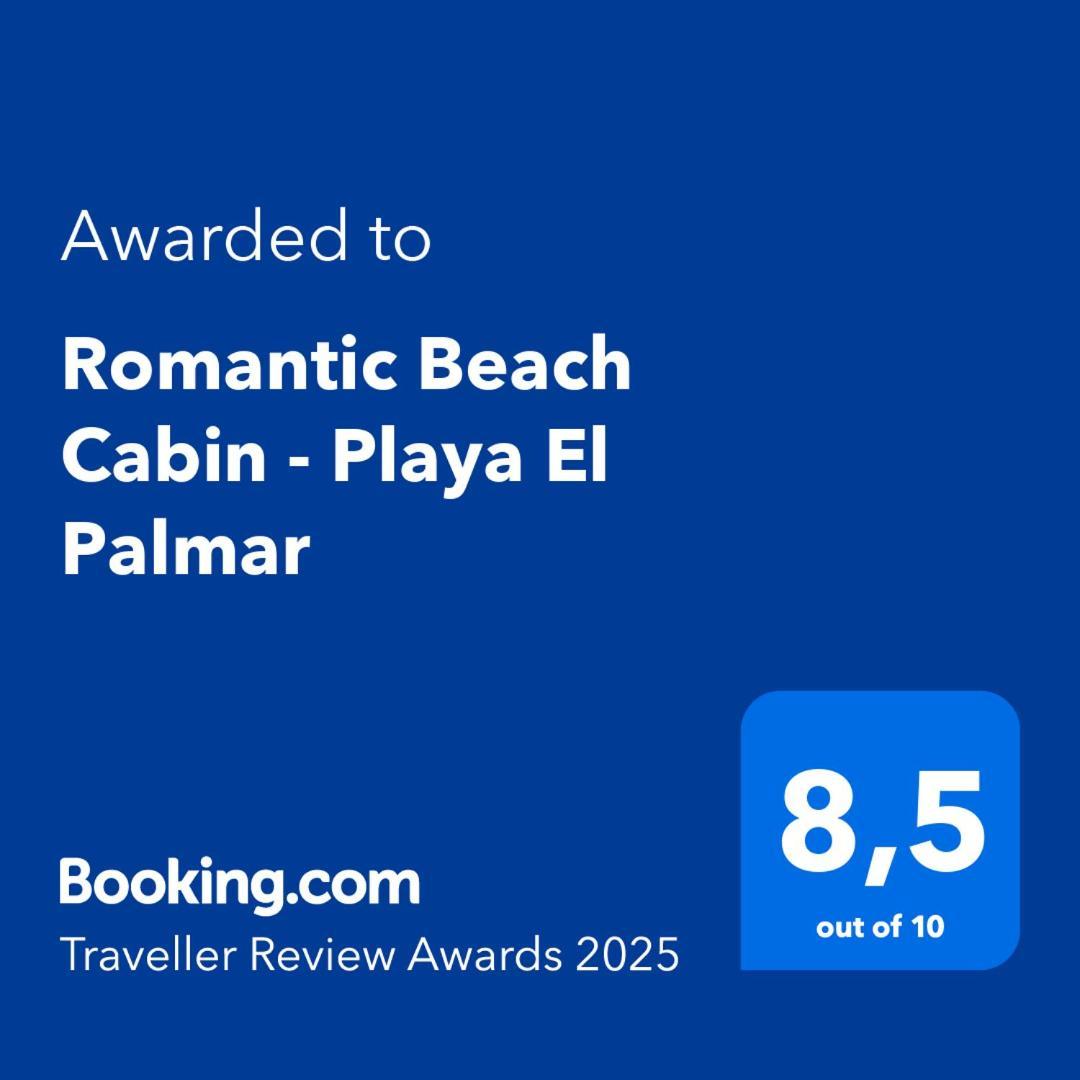 Romantic Beach Cabin - Playa El Palmar 埃尔帕尔马 外观 照片